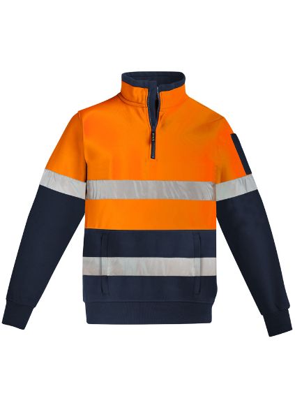 Picture of UNISEX HI VIS TAPED HALF ZIP PULLOVER